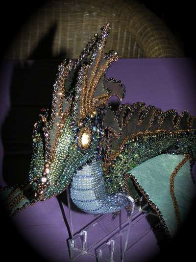 A closeup of Ishtar's head