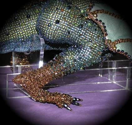 Ishtar's leg, close up